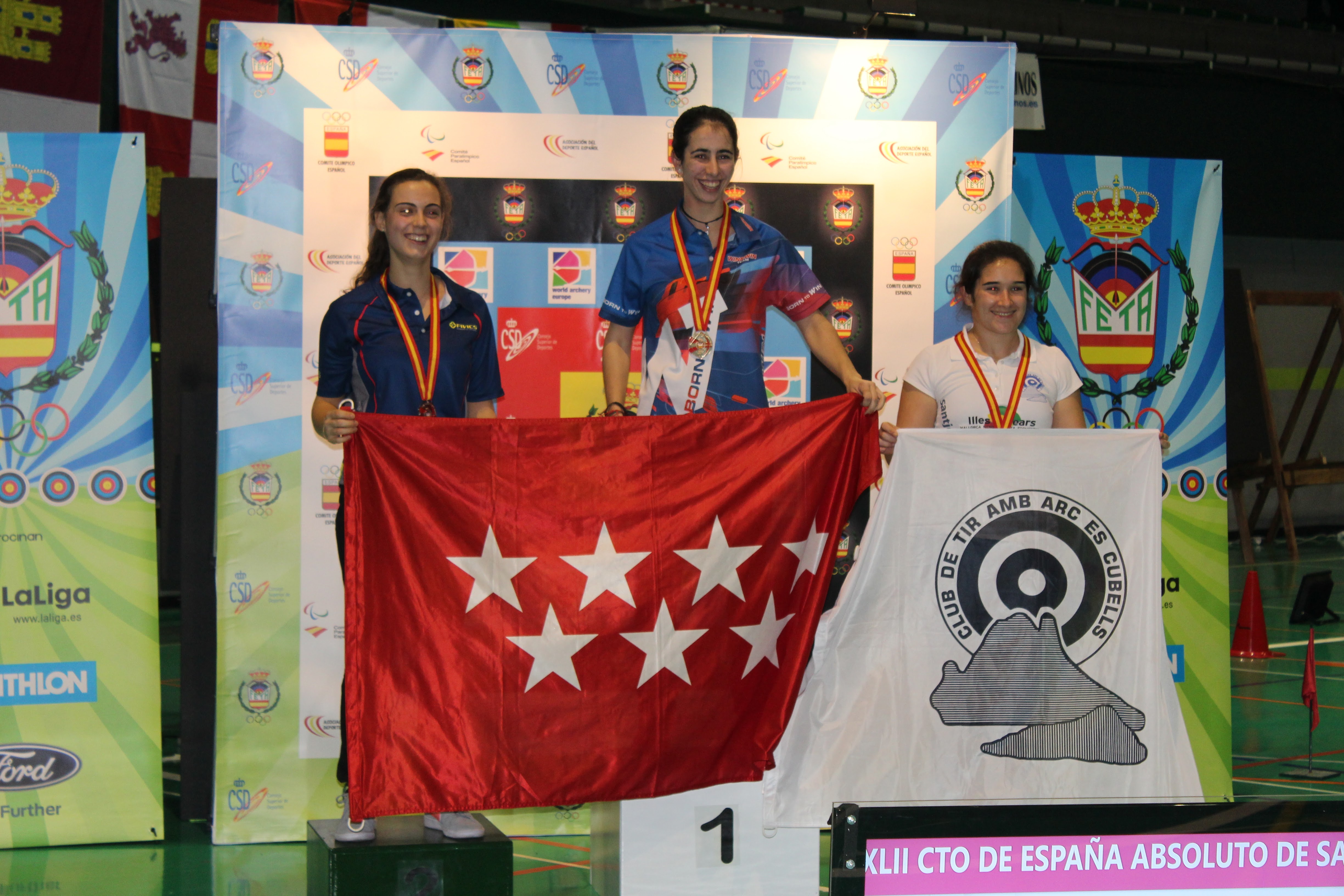 ARCOSOTO SUBE AL PODIO CON LA CAMPEONA DE ESPAÑA ALICIA MARÍN