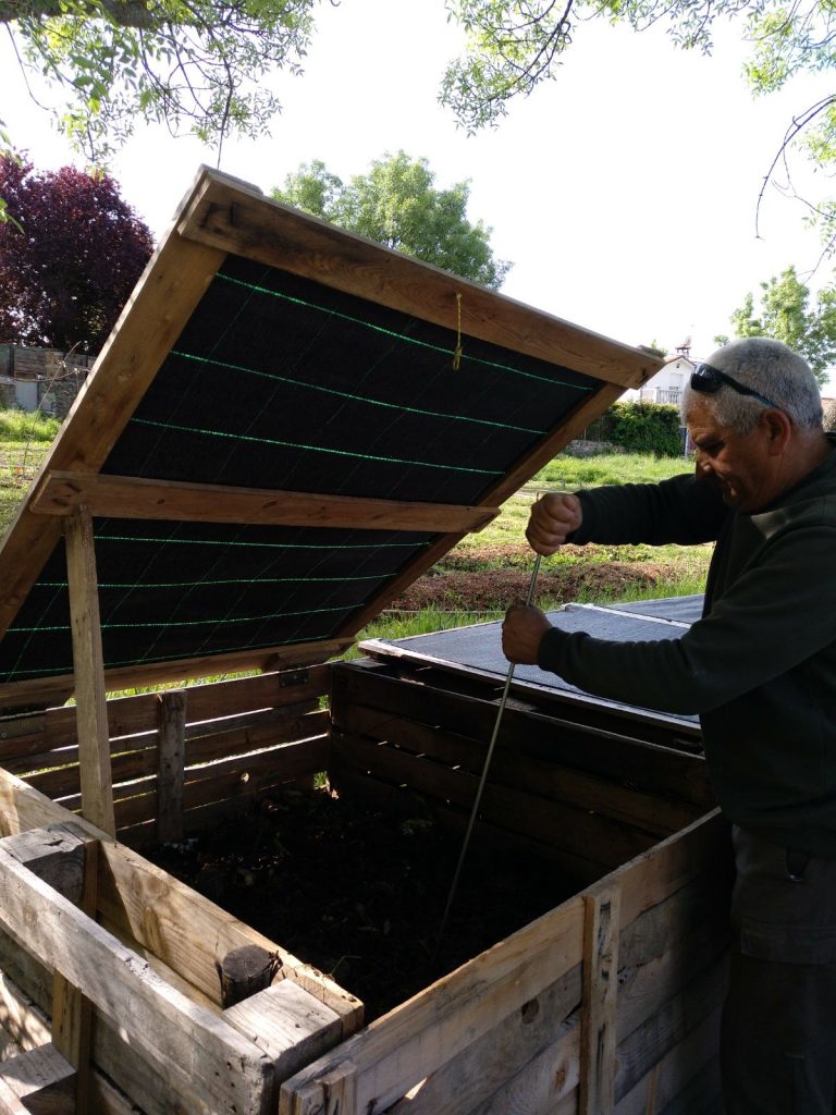 compostadora comunitaria en soto del real