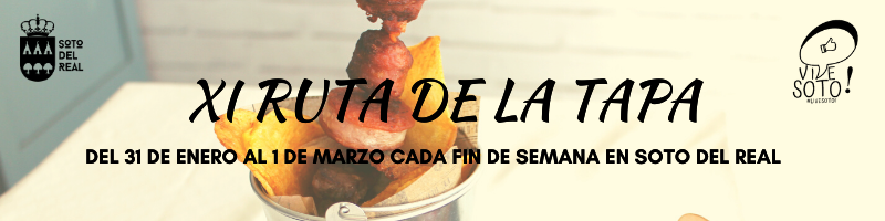 Febrero sabe a tapas de la Sierra gracias a la XI edición de la Ruta de la Tapa de Soto del Real