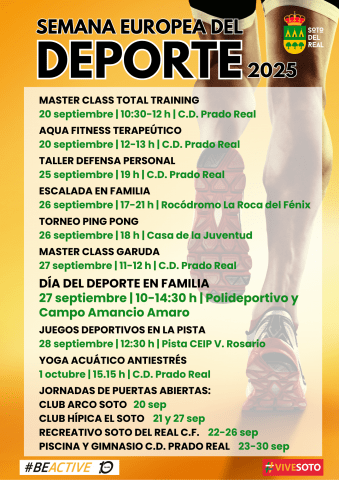 semana europea del deporte Soto del Real