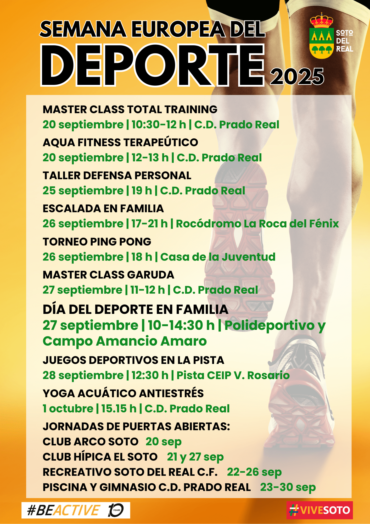 semana europea del deporte Soto del Real